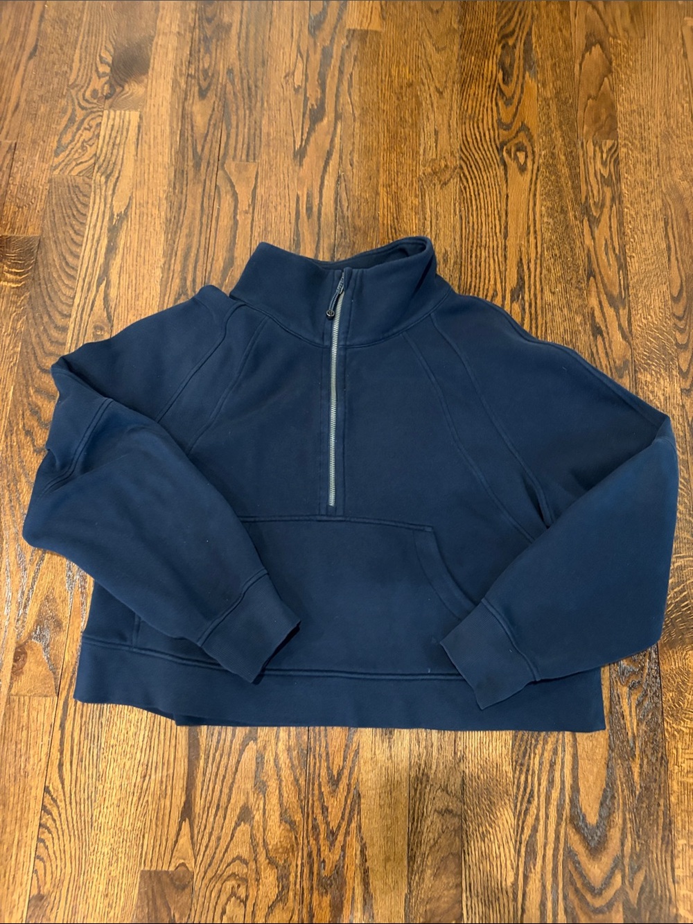 lululemon athletica navy Half-Zip Pullover Sweatshirt